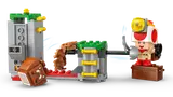 Captain Toad at the mining structure, gem launching.