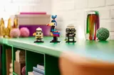 Up BrickHeadz on display.