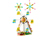 LEGO Ferris Wheel with fireworks.