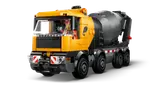 LEGO cement mixer, driver in cab.