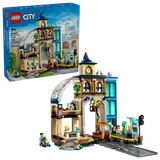 LEGO City Central Train Station with box.