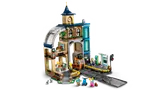 Angled view of LEGO Central Train Station.