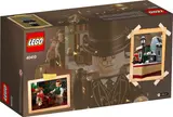Back of LEGO 40410 A Christmas Carol box.