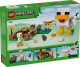 Back of the LEGO Chicken Farm set box with features.