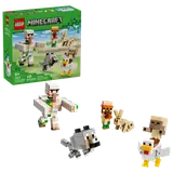 LEGO Minecraft set box and all characters.