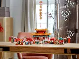 LEGO 80105 set displayed on a table.