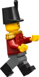 Nutcracker minifigure side view.