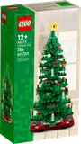 LEGO Christmas Tree set box and assembled tree.