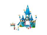 Castle exterior with picnic.