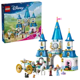 Set 43275 with box, showcasing the castle and carriage.