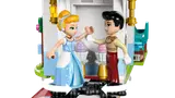 Cinderella and Prince Charming dancing.