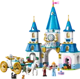 Cinderella's Castle with carriage and minifigures.