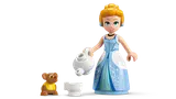 Cinderella pouring tea for mouse.