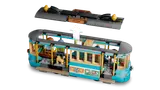 LEGO streetcar with removable roof.