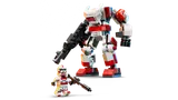 Minifigure and mech scale.