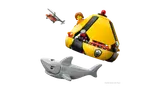 Submersible and shark.