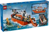 Back of LEGO Coast Guard set box.
