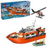 LEGO City Coast Guard Rescue Boat 60504 set with box.
