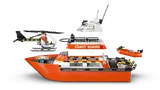 Exploded view of the LEGO Coast Guard set.