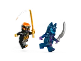 Cole and Wolf Mask Warrior minifigures