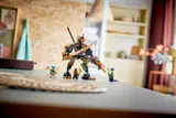 Full set display on table.
