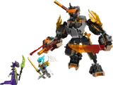 Mech, Cole, Dragon Zane, villain figures.