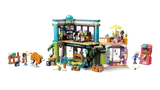 Interior and modularity of LEGO Friends Comic Book and Game Store.