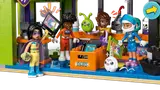Minifigures in the comic store close-up.