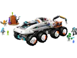 LEGO 60432 Command Rover and Crane Loader with minifigures and alien terrain.