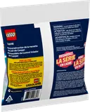 Back of LEGO DREAMZzz polybag with warnings and offer.