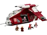 Gunship with minifigs deploying