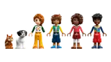 LEGO Friends minifigures and animals.