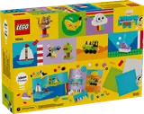 Back of LEGO Classic 11044 box with build ideas.