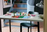 Table with all Lego dinosaur builds.