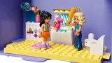Minifigures in a bathroom sub-assembly.