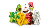 Loose LEGO food bricks.