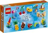 Back of LEGO 12-in-1 set box showing all models.