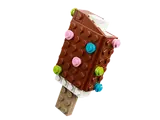 LEGO chocolate ice lolly.
