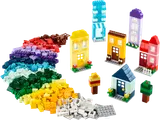LEGO Classic Creative Houses brick spread and models.