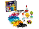 LEGO Classic Space Planet set box and contents.
