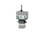 Small grey LEGO robot.