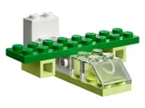 Green and white LEGO creature