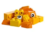 Orange, yellow bricks, googly eyes