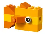 Orange and yellow LEGO bird