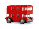 Red LEGO double-decker bus.