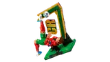 LEGO Ronaldo in dynamic bicycle kick pose.