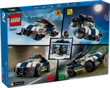 Back of LEGO 60457 box, showing car modes.