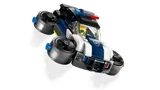 Police car in hover mode.