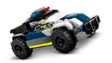 Police car in off-road mode.