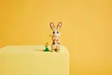 LEGO bunny solo display.
